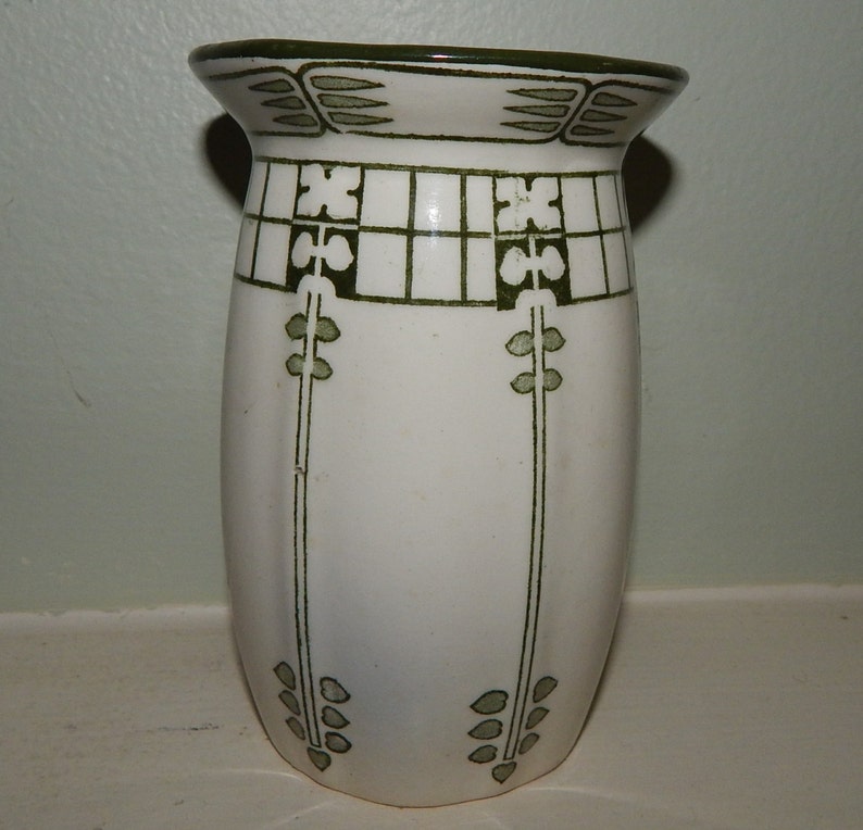 Art Deco Royal Doulton vase Caryl pattern Etsy