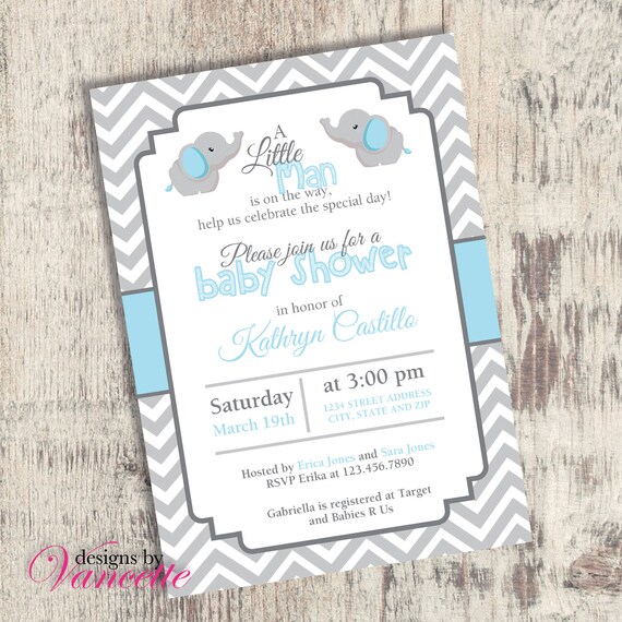 Elephant Baby Shower Invite, Elephant Baby Shower Invitation, Elephant Baby Shower, Elephant Invite, Elephant Invitation, Baby Shower Invite