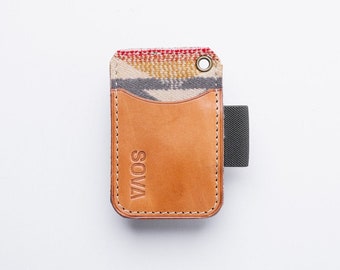 Sample Sale - Woodland Wallet in Rustic Leather | Front Pocket EDC Leather Wallet