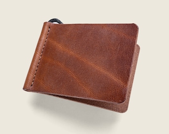 Cash Leather Money Clip Wallet