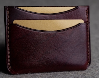 Minimalist Leather Wallet, Mens Wallet, Personalized Slim Front Pocket Wallet, Men's Cardholder, Distressed Leather Cardholder, Perfect Gift