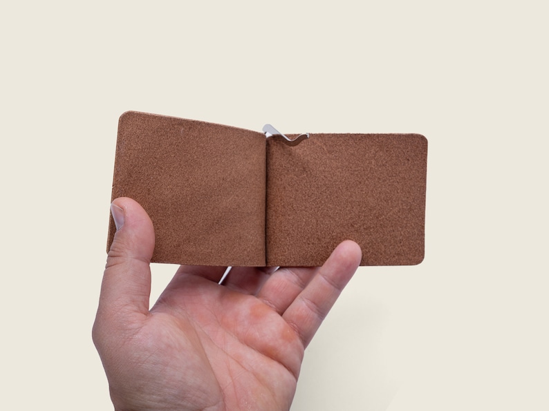 Cash Leather Money Clip Wallet - Etsy