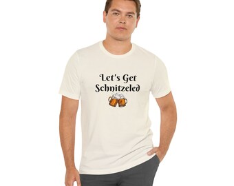 Oktoberfest Wurstfest Let's Get Schnitzeled Soft Tee