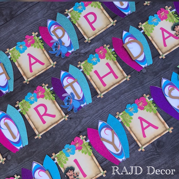 Lilo And Stich Banner Etsy Lilo And Stich Banner Etsy