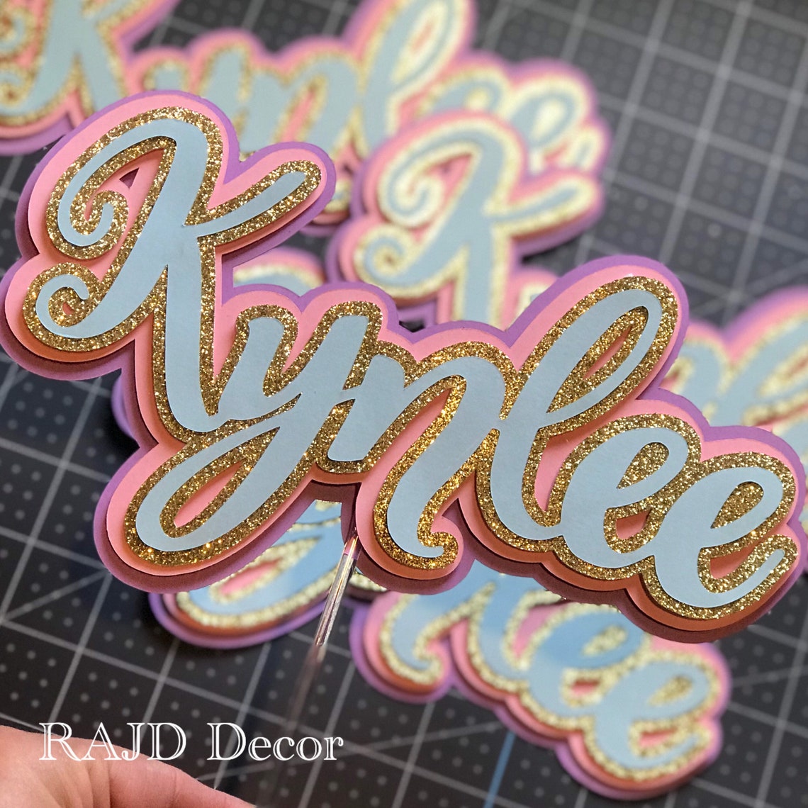 Cake topper Name cake topper Name cutout Name for | Etsy