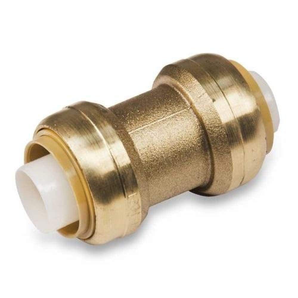 Legines Brass Inverted Flare Fitting Pack of 2 Brake Line Union 1/4