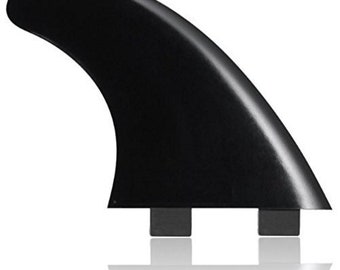DORSAL Flexrez Core Surfboard Twin Surf Fins (2) FCS Kompatybilny Czarny