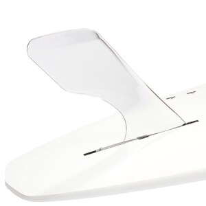 Dorsal Hatchet Surf SUP Longboard Surfboard Fins - Clear