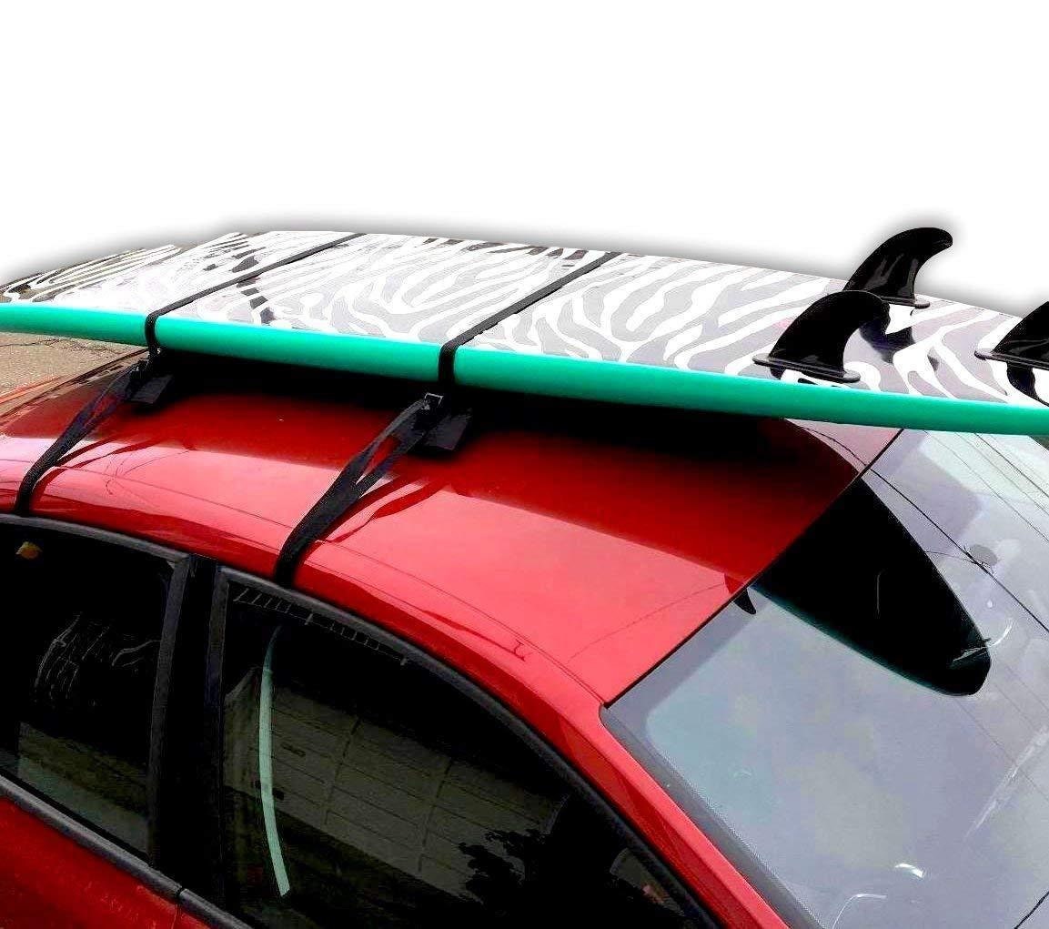 DORSAL Deluxe WrapRax Surf y Snow Soft Roof Rack Pads Correas Etsy