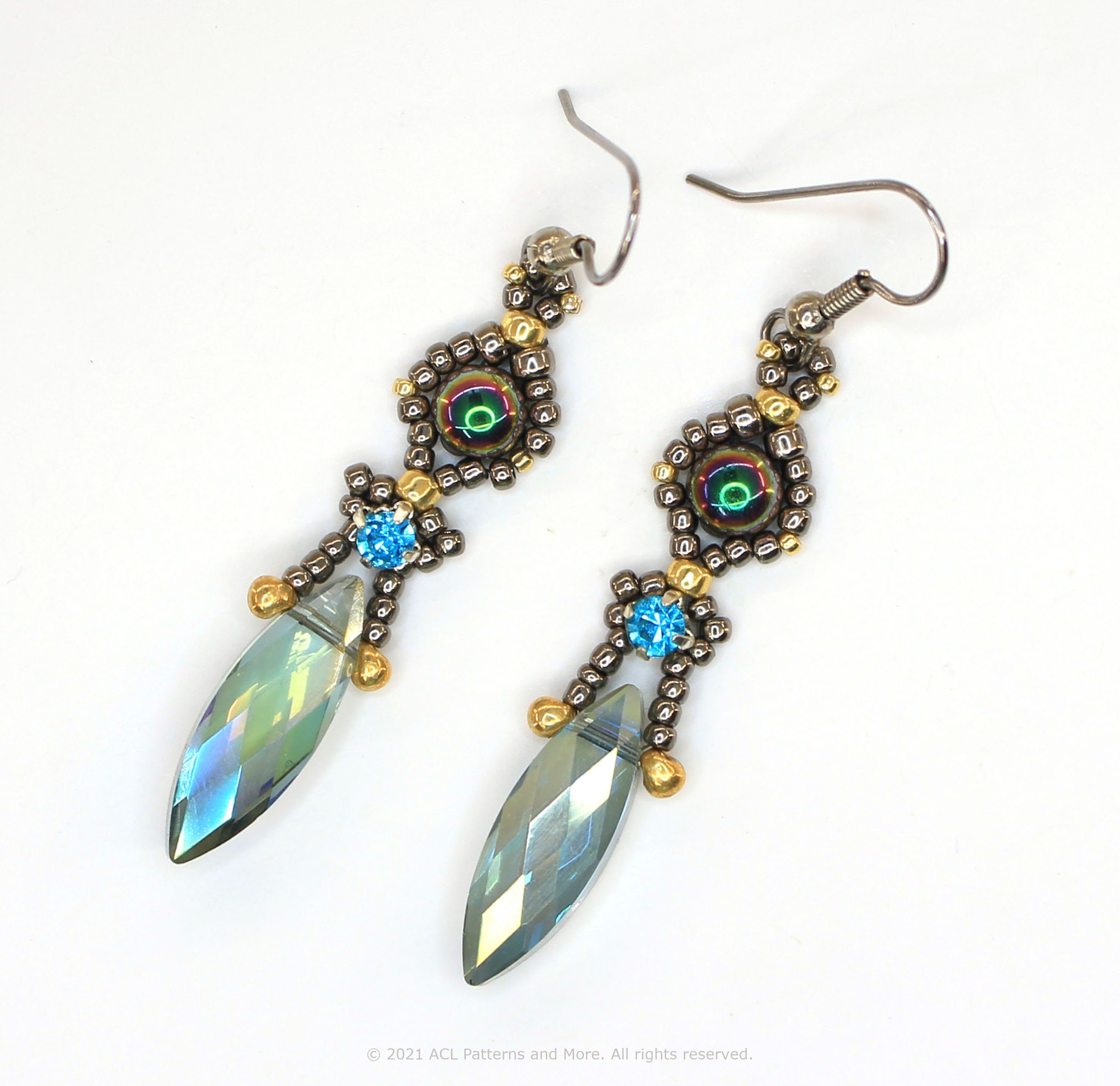 Princess Earrings PDF Pattern - Etsy