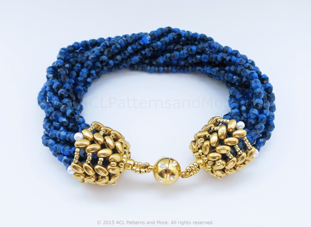 Beaded End Caps PDF Pattern - Etsy