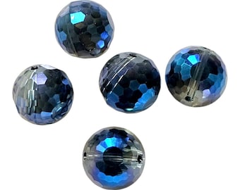 Round Faceted Beads