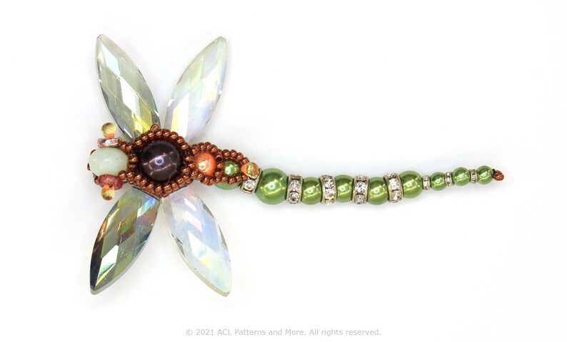 Dragonfly Pendant PDF Pattern