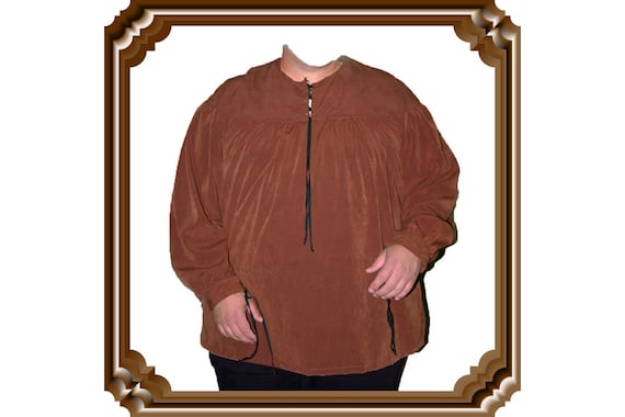 V tement poque m di vale homme Chemise paysanne Taille forte XL