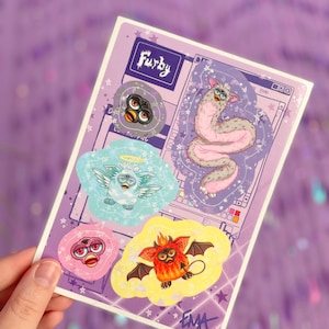 Furby Sticker Sheet
