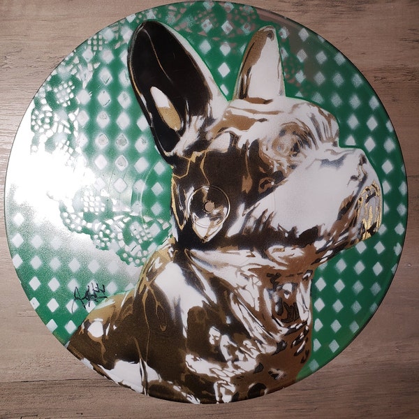 French Bulldog Statue Paint Etsy