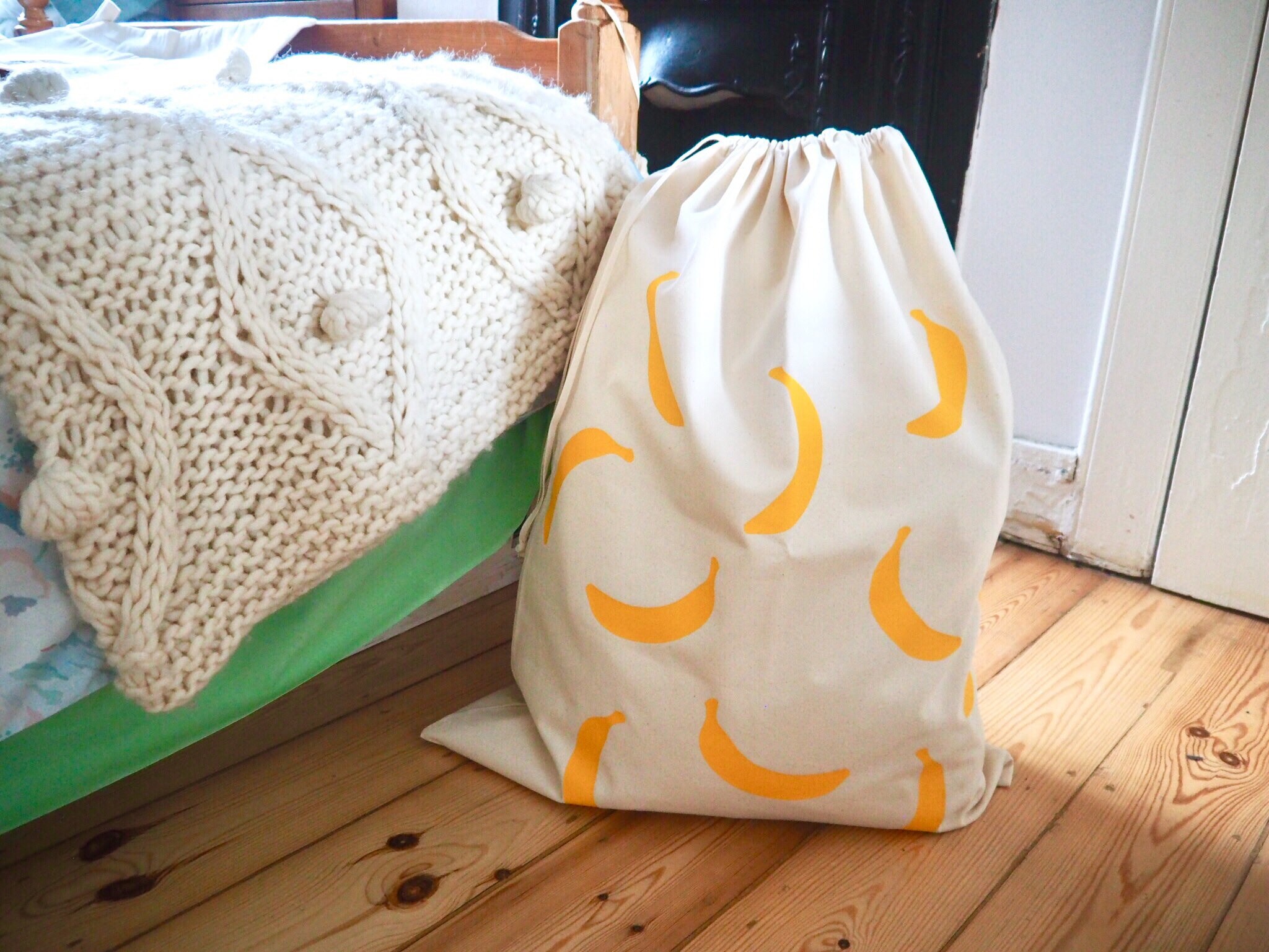 Good Banana Fabric Toy Bag