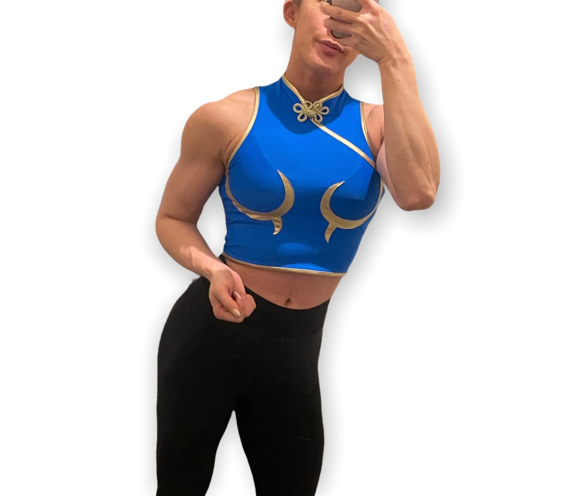Chun Li Street Fighter Top Cosplay Costume