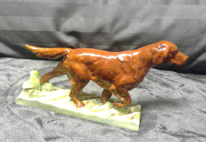 Royal Worcester Irish Setter Figurine England Bone China | Etsy