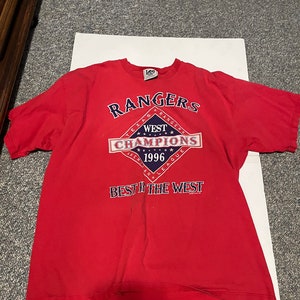 Vintage Texas Rangers Division Champions Graphic Shirt Unisex Men Women  KV8003