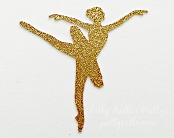 15 Ct. Glitter Ballerina Die Cuts Dancer Die Cuts