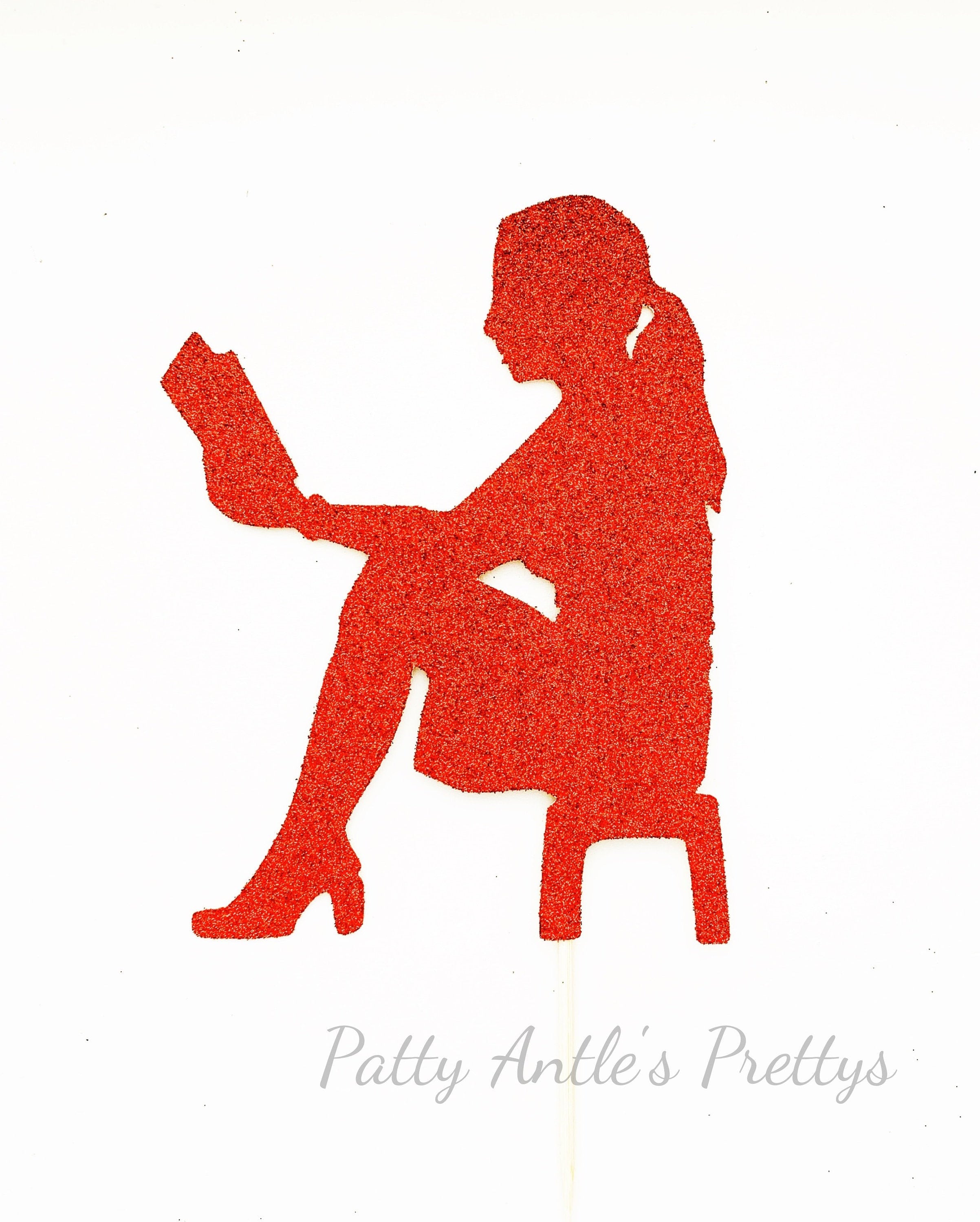 QXQXBA Décorations De Gâteau D'anniversaire Pour Filles Lisant Un Club