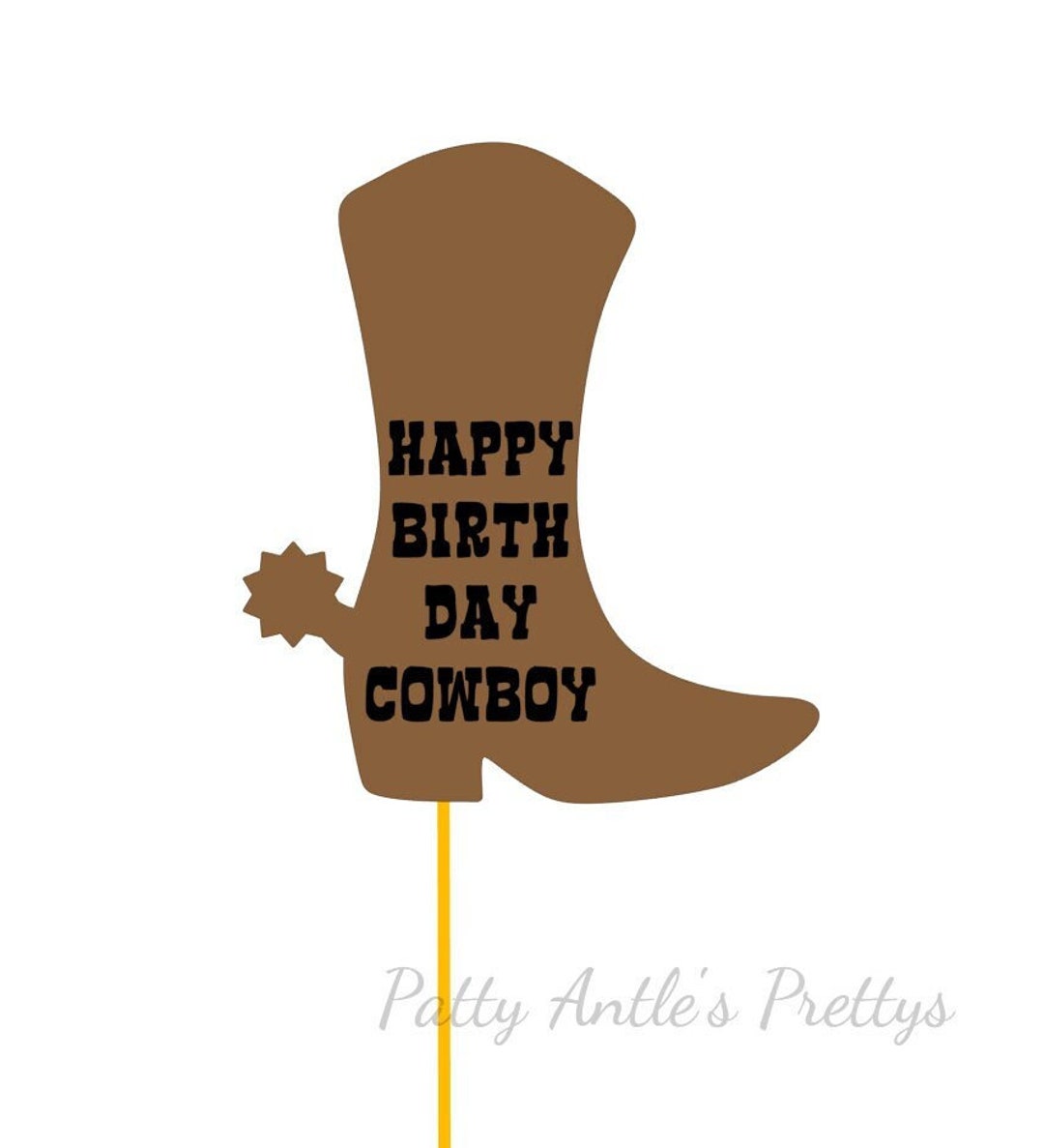 Glitter Cowboy Boots Cake Topper Western Cake Topper Cowboy Etsy