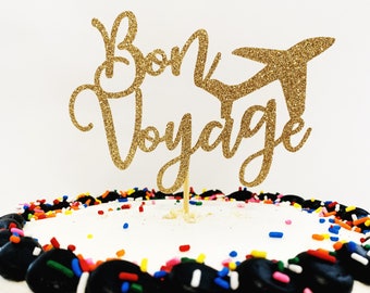 Bon Voyage Cake Etsy