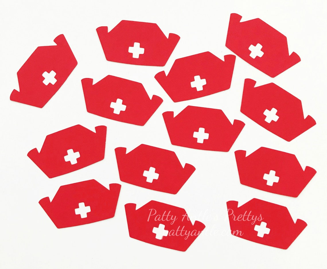 Nurse Cap Die Cuts Nurse Cap Die Cuts 24 Ct. Etsy