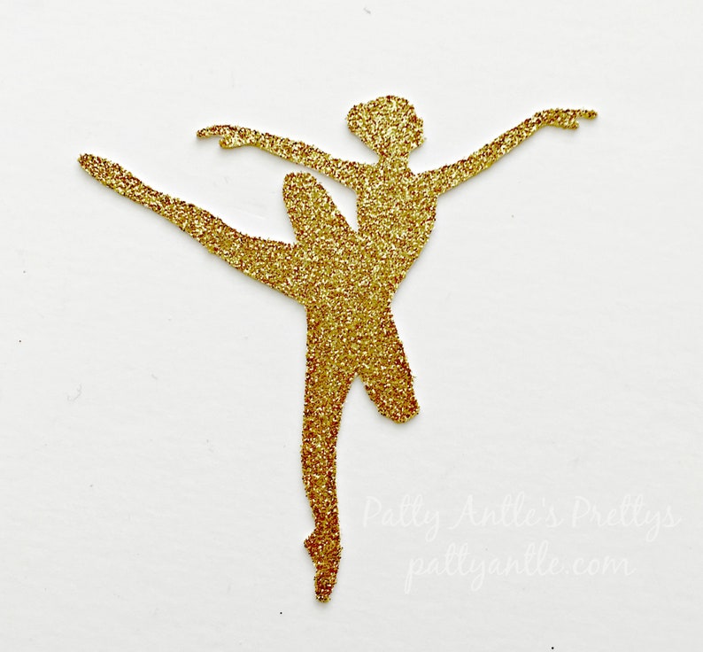 15 Ct. Glitter Ballerina Die Cuts Dancer Die Cuts