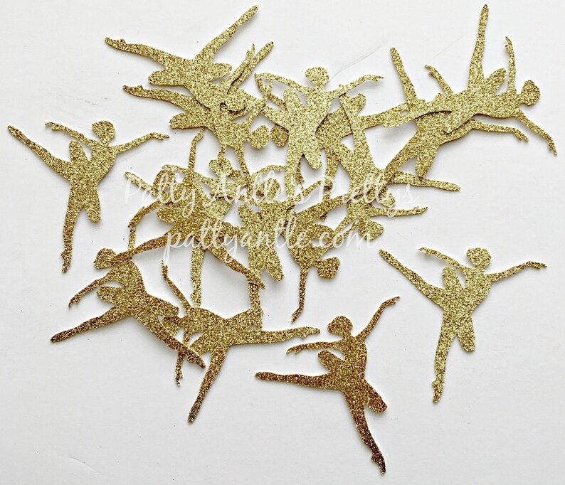 15 Ct. Glitter Ballerina Die Cuts Dancer Die Cuts
