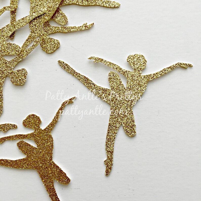 15 Ct. Glitter Ballerina Die Cuts Dancer Die Cuts