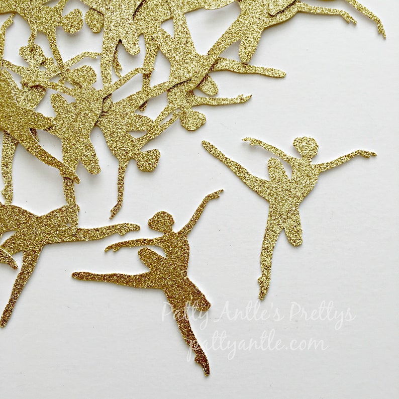 15 Ct. Glitter Ballerina Die Cuts Dancer Die Cuts