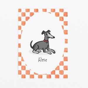 Custom Hand-Drawn Pet Portrait: Dog & Cat Illustration (Digital Download 5x7")