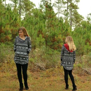 Driftwood Hoodie PDF Pattern Women XS-XXXL