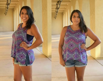 Moon Dance Tank PDF Sewing Pattern Women Sizes XS-XXXL