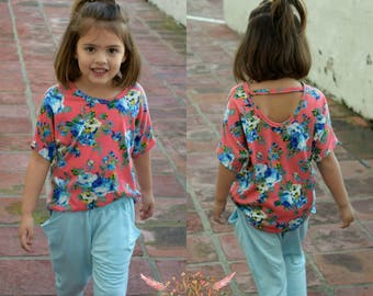 Highlander Dolman PDF Pattern Girls Sizes 2T-14yrs