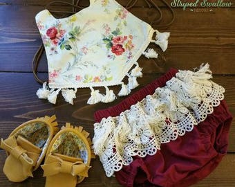 Canyon Bib and Bloomers PDF Sewing Pattern Sizes NB-2T