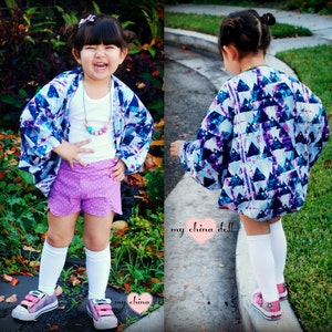 Wildflower Kimono PDF Sewing Pattern ... Sizes NB-14yrs / Women XS-3X image 2