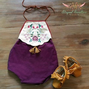 Gemstone Romper PDF Sewing Pattern Baby Sizes NB-2T