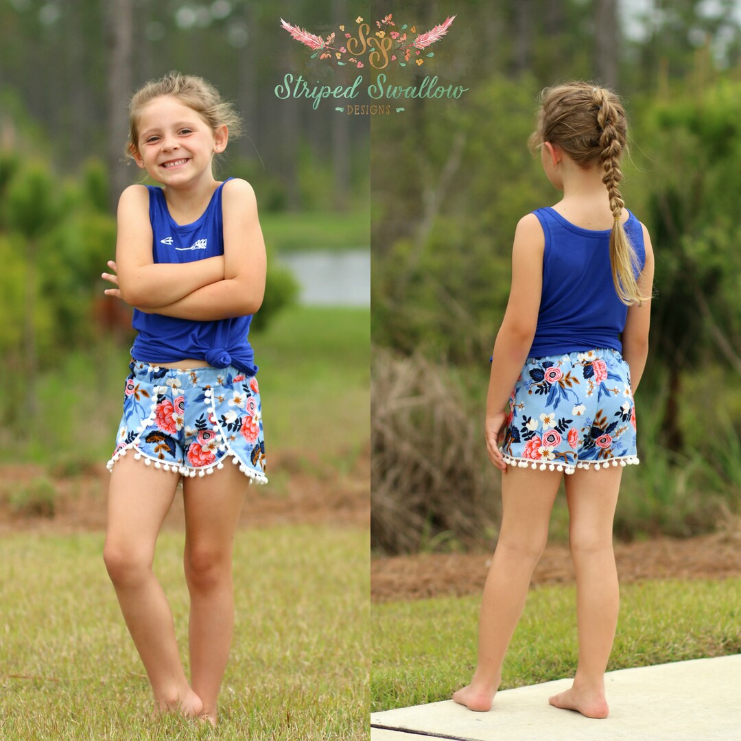 Coachella Shorts PDF Sewing Pattern ... Sizes 6mos-14yrs - Etsy Canada