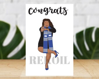Zeta Phi Beta Graduation Card