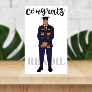 Black Grads Matter / Tarjeta de Graduación / Black Excellence
