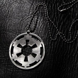 Imperial Cog - Galactic Empire StarWars, Stainless Steel Necklace