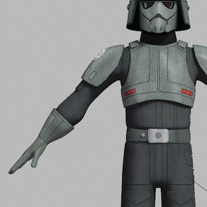 Blueprint: Star Wars - Rebels inspired Imperial Combat Driver/Pilot Armor - various Sizes