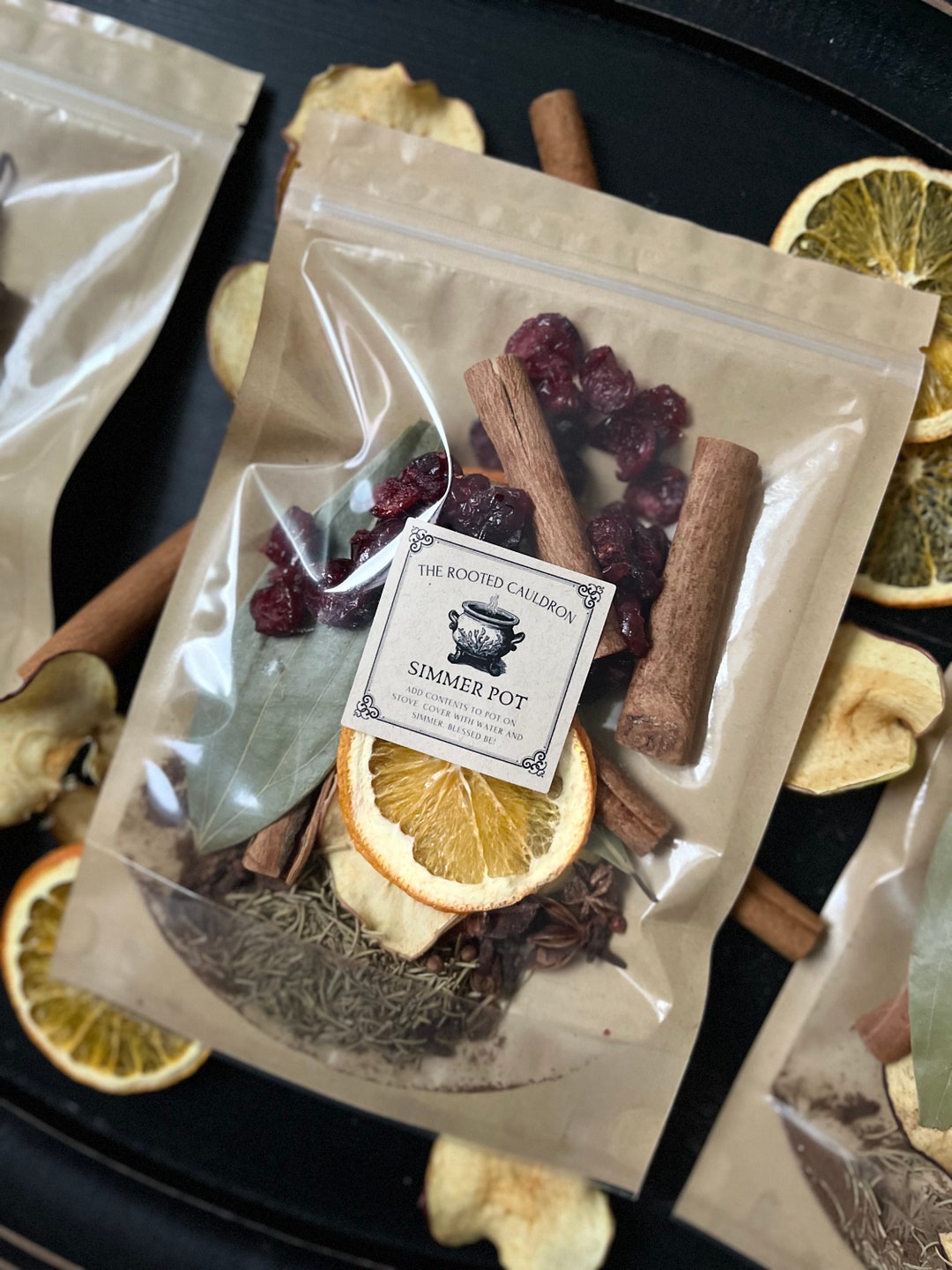 Simmer Pot Kit Potpourri Nontoxic Fragrance Imbolc Valentine's Day Gift Holistic Herbal Nature