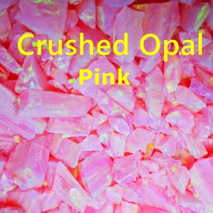 Crushed Opal / Synthetic Opal/ Inlay Material / Jewelry Making / Woodworking / Ring Making / Resin Art / Nail Art /Pen Making/ Nail Gel