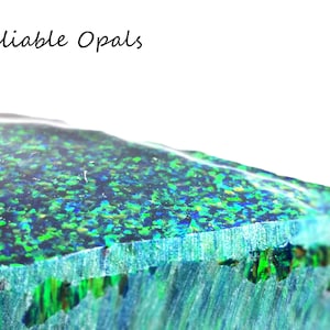 Synthetic Opal (Impregnated) 300ct, Created Rough Opal, 13B Yellow Green Opal or Opal Inlays,handmade jewely, Synthetic rough opal 17