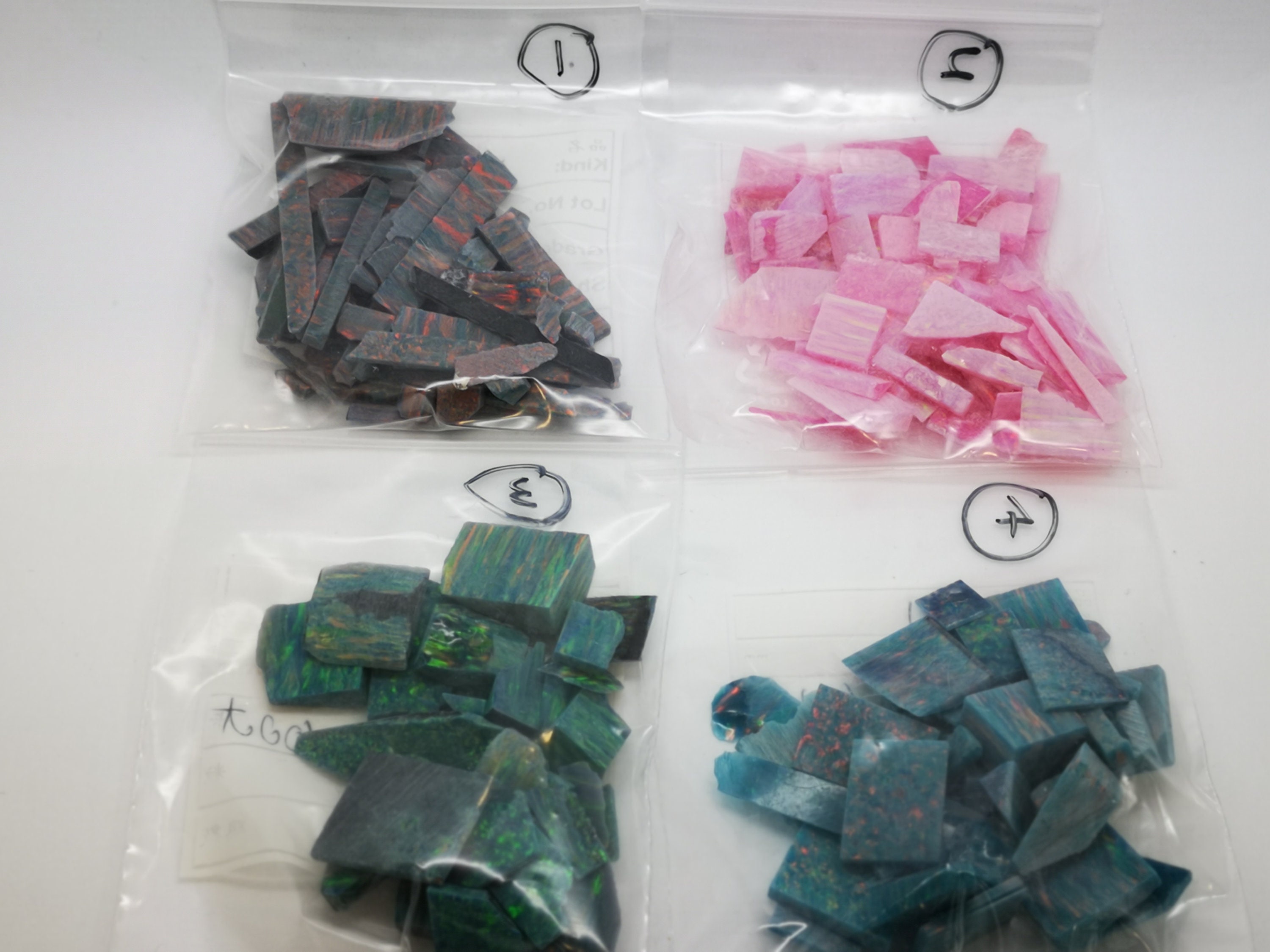 100ct Crushed Opal / Synthetic Opal/ Inlay Material / Jewelry Making