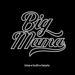 Big Mama Design- (8.25&quot; x 6.5&quot;) in brilliant clear or red rhinestones- T shirt, Tank Top or Hoodie - &quot;Free shipping in U.S.&quot;